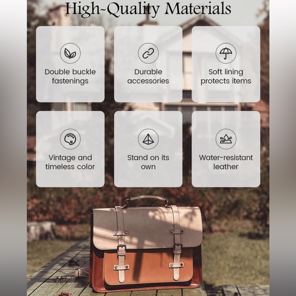 Sombre Vintage Briefcase - Picture 11 of 16